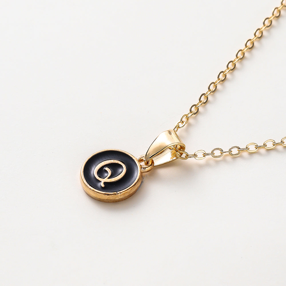 A to Z Alphabet Necklace for Men & Women | Initial Pendant Name Jewelry Gift