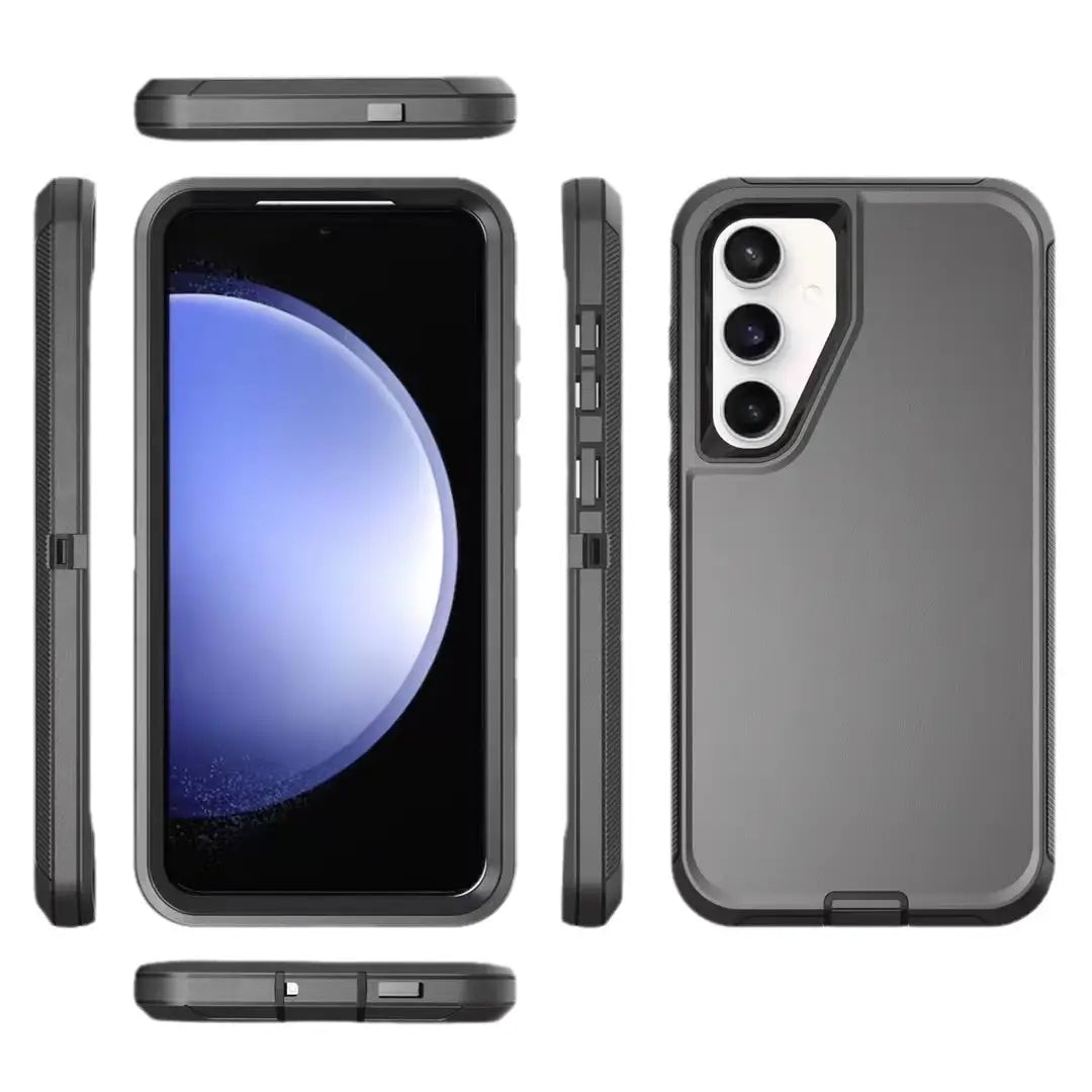 Samsung S24 Plus Rugged Back Clip Case Black
