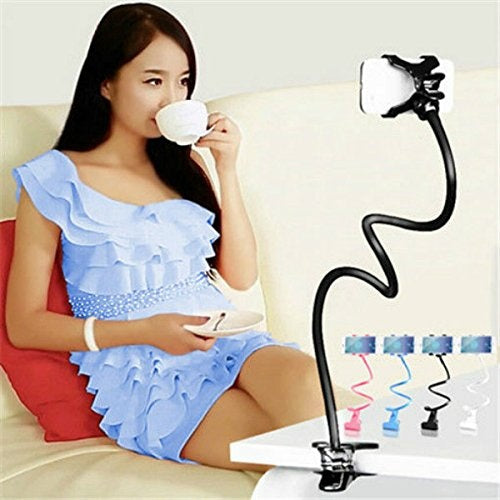 Universal Flexible Mobile Phone Holder – 360° Rotating Adjustable Smartphone Stand for Desk, Table & More