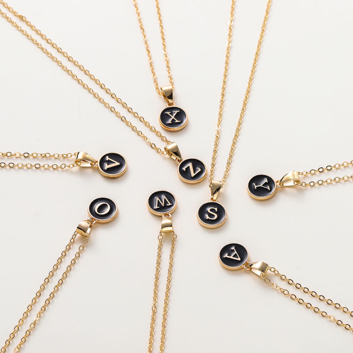 A to Z Alphabet Necklace for Men & Women | Initial Pendant Name Jewelry Gift