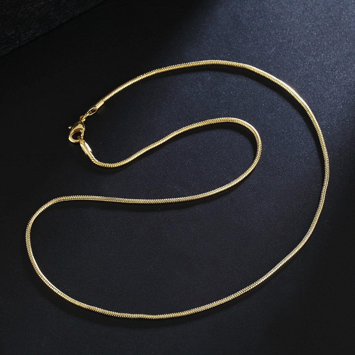 Stainless Steel Snake Chain Necklace for Women & Girls – Gold & Silver Fashion Choker