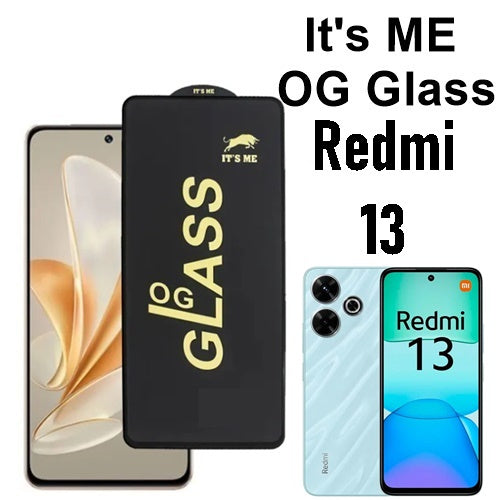 HD Tempered Glass Screen Protector for Xiaomi Redmi 13 – Premium Clear Scratch-Resistant Screen Guard