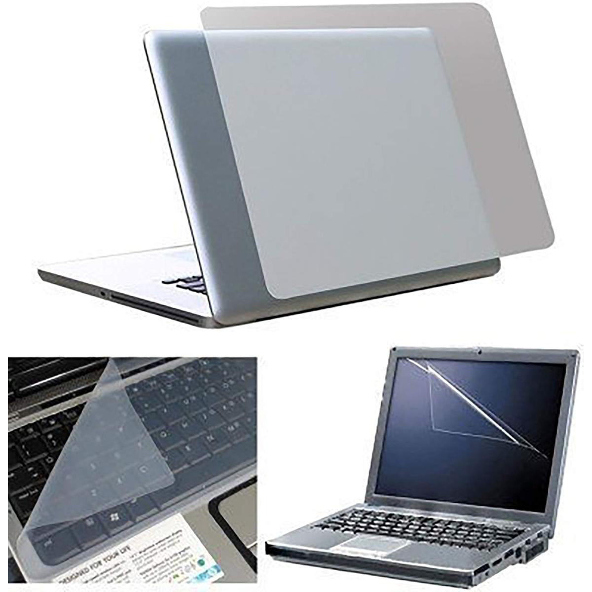 3-in-1 Laptop Protection Kit | Keyboard Cover + Front & Back Screen Protector | Laptop Keyboard & Screen Protective Set