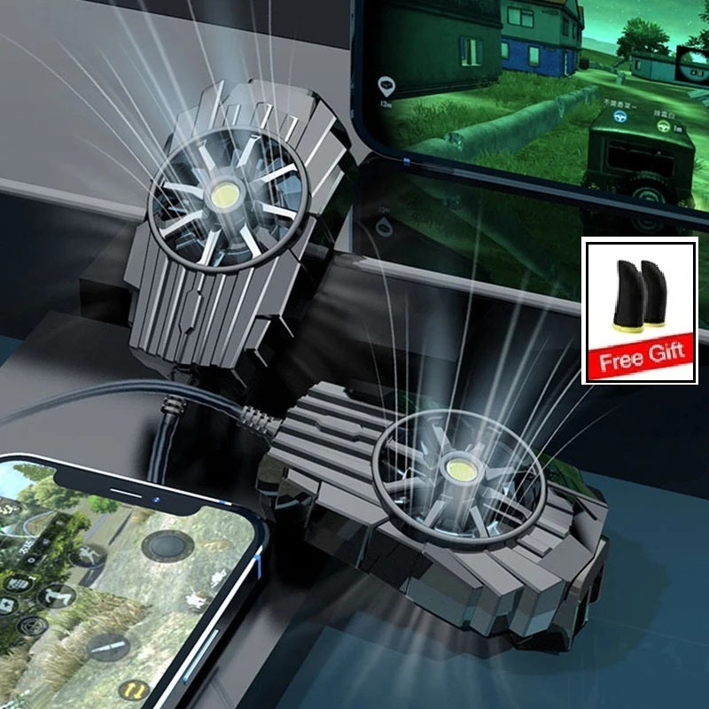 Universal Mobile Phone Gaming Cooler – Fast Cooling Fan for PUBG & Free Fire