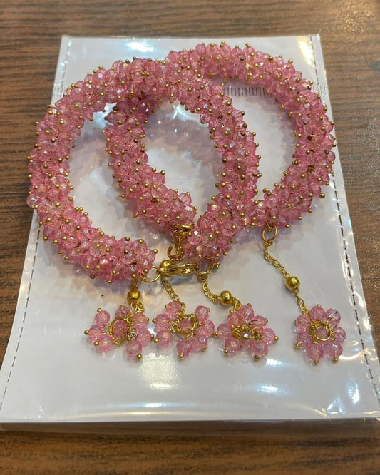 Crystal Beads Gajra Bracelet for Women & Girls | Festive Jewellery