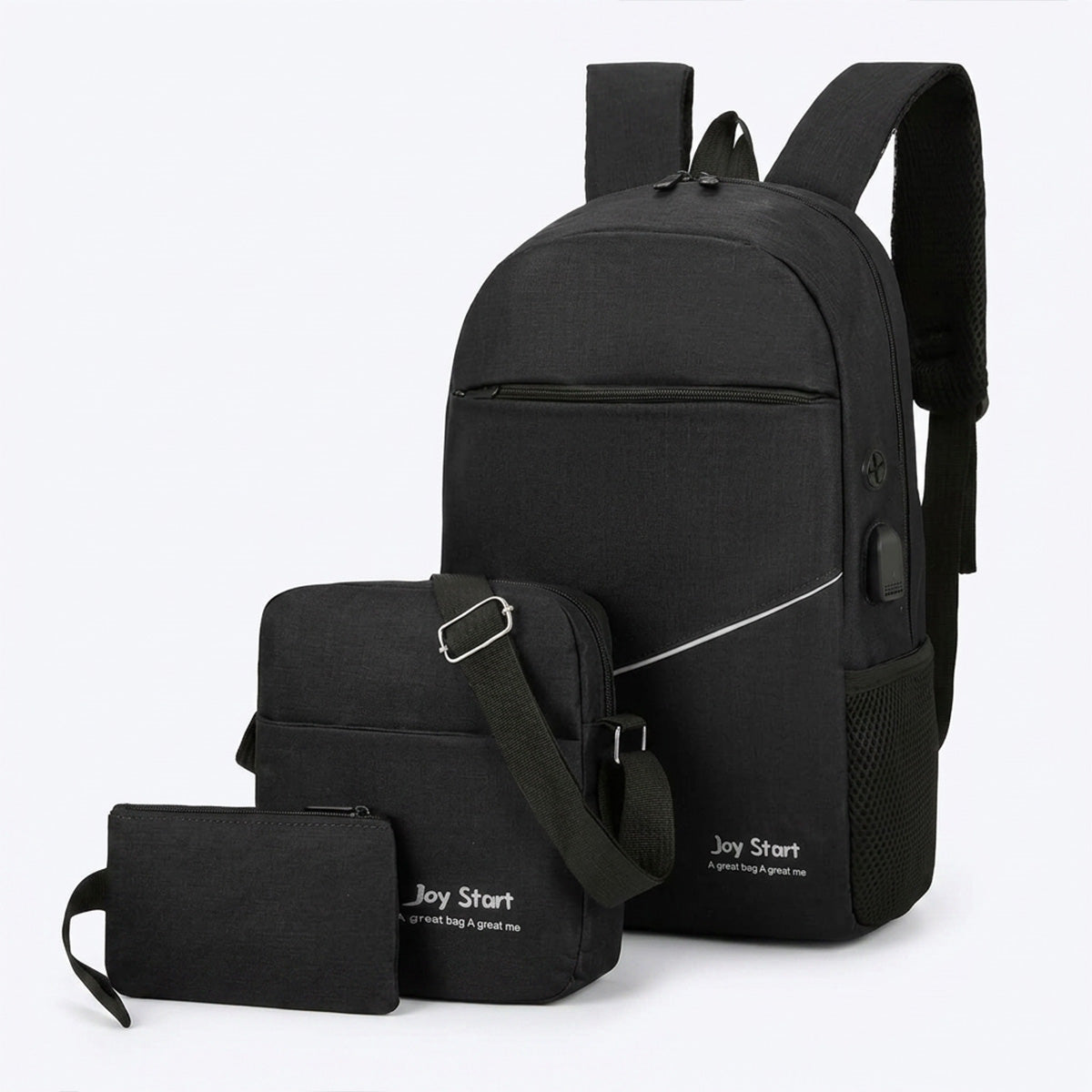 Waterproof Laptop Backpack with USB Charging Port – Stylish Travel & Office Bag