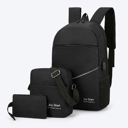 Waterproof Laptop Backpack with USB Charging Port – Stylish Travel & Office Bag