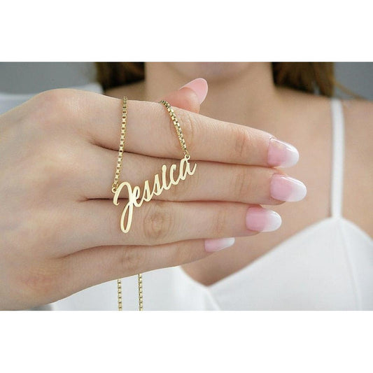 Customized Name Necklace for Men & Women – Personalized Name Locket | Unique Gift for Couples | Gearzone Fashion Jewellery