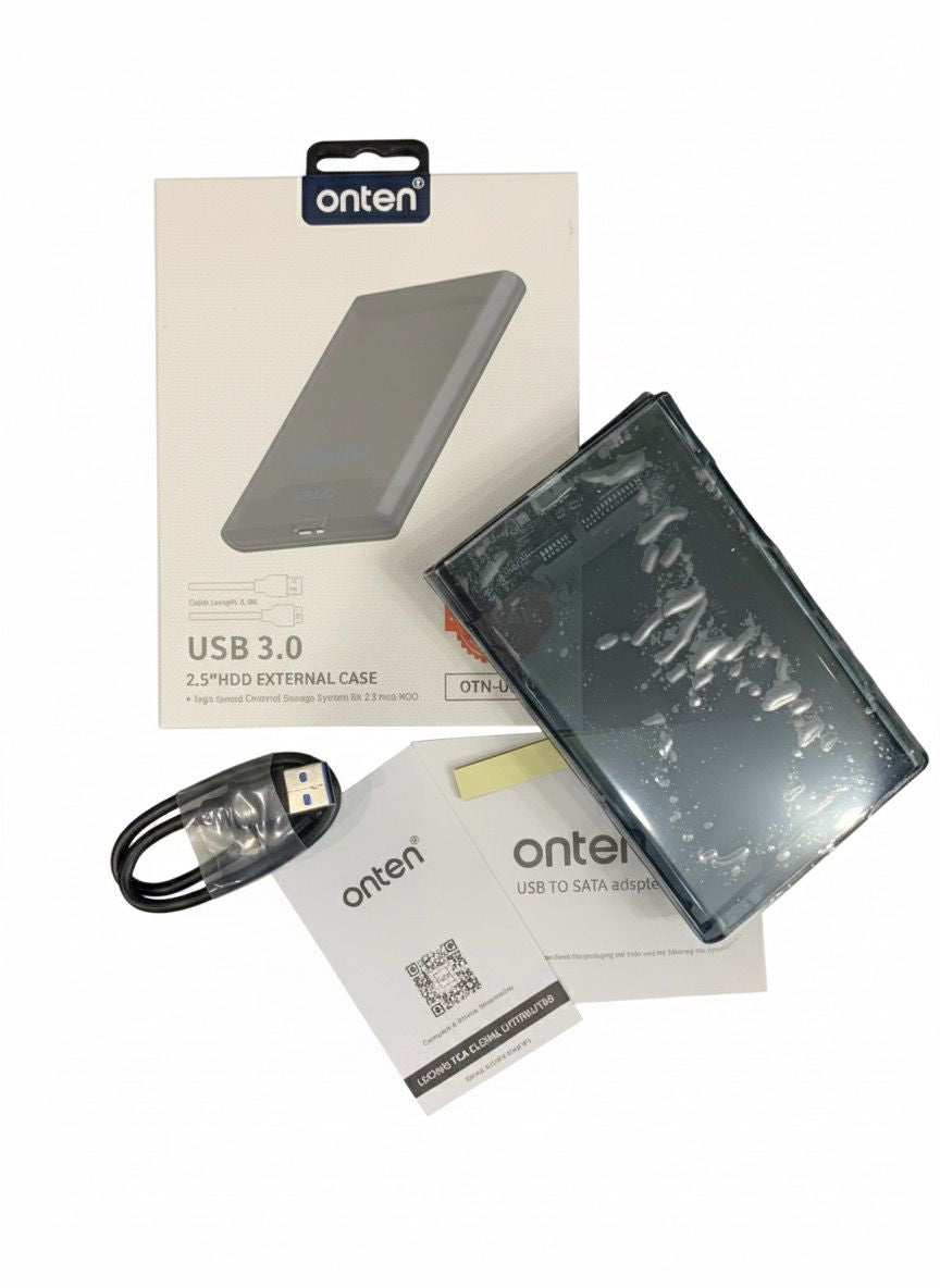 Onten 2.5" HDD External Case USB 3.0 for HDD & SSD