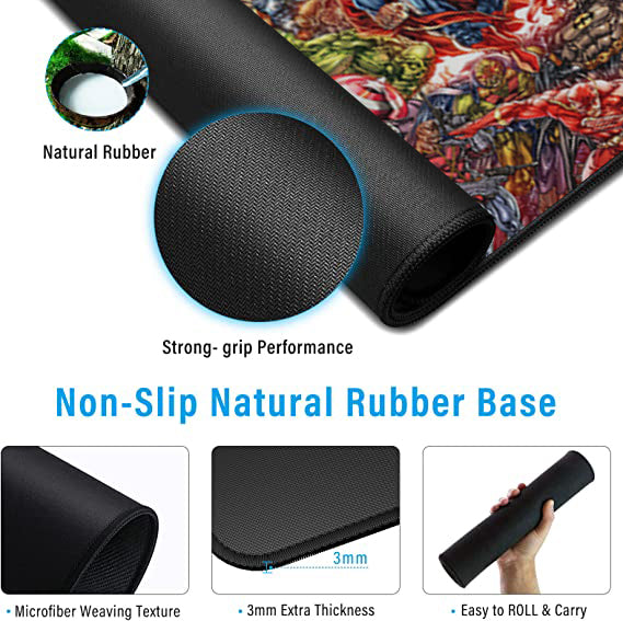 XL Large Gaming Mouse Pad – Waterproof Anti-Slip Desk Mat for PC & Laptop