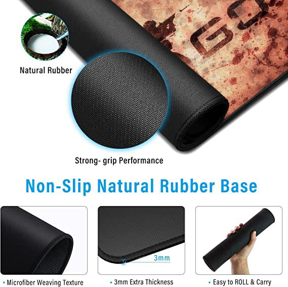 XL Large Gaming Mouse Pad – Waterproof Anti-Slip Desk Mat for PC & Laptop