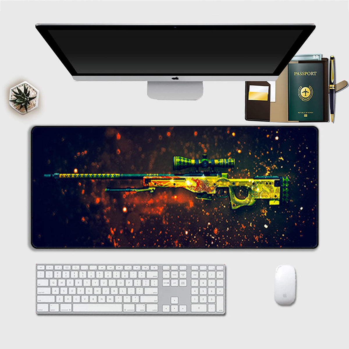 XL Large Gaming Mouse Pad – Waterproof Anti-Slip Desk Mat for PC & Laptop