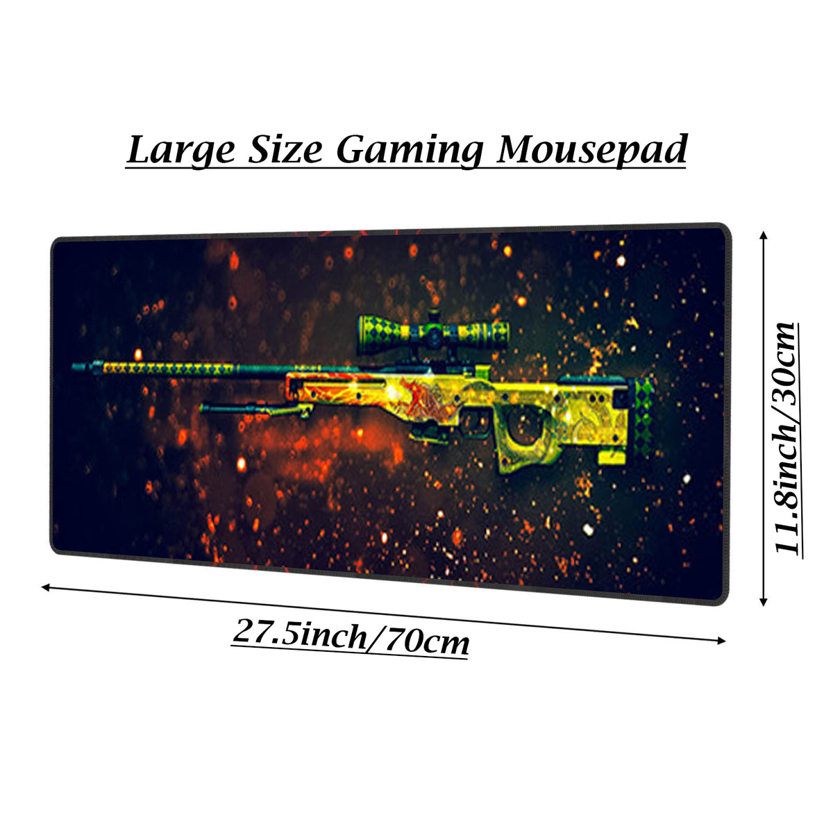 XL Large Gaming Mouse Pad – Waterproof Anti-Slip Desk Mat for PC & Laptop