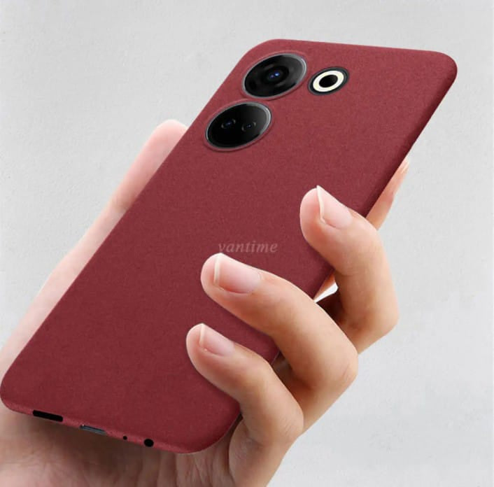 Tecno Camon 20 & Camon 20 Pro Soft Sandstone Matte Case – Slim Protective Back Cover