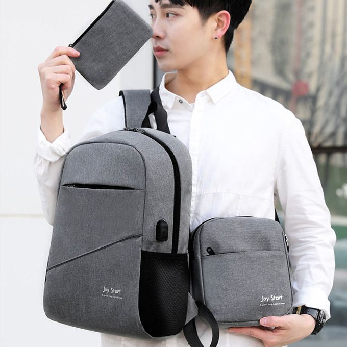 Waterproof Laptop Backpack with USB Charging Port – Stylish Travel & Office Bag