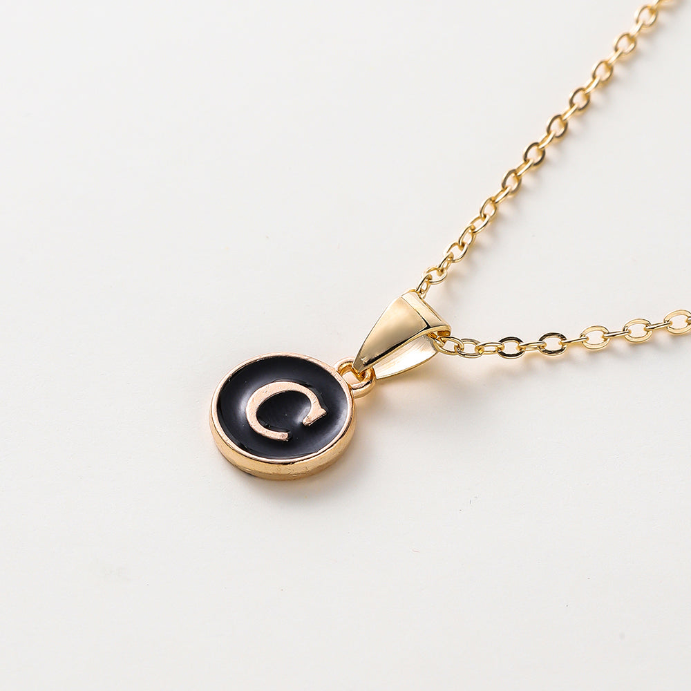 A to Z Alphabet Necklace for Men & Women | Initial Pendant Name Jewelry Gift