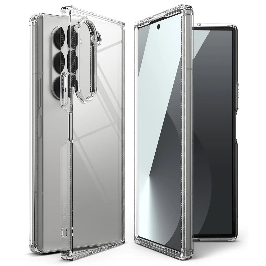 Transparent Hard PC Protective Case for Samsung Galaxy Z Fold 3 / Fold 4 / Fold 5 / Fold 6 / Fold 7 / Fold 8 / Fold 8 Ultra – Clear Shockproof Protective Phone Cover