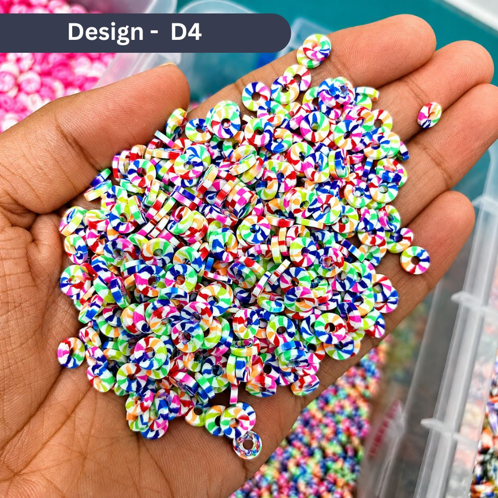 Multicolor Clay Rings for Jewelry Making – 250/500/1000/5000 Pcs Bracelet & Bead Making Supplies
