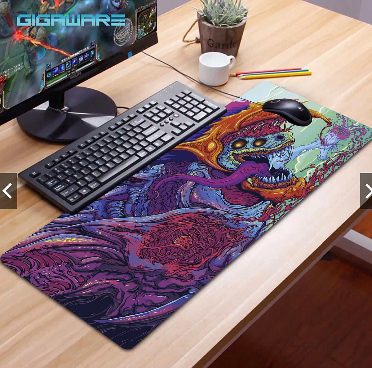 XL Large Gaming Mouse Pad – Waterproof Anti-Slip Desk Mat for PC & Laptop
