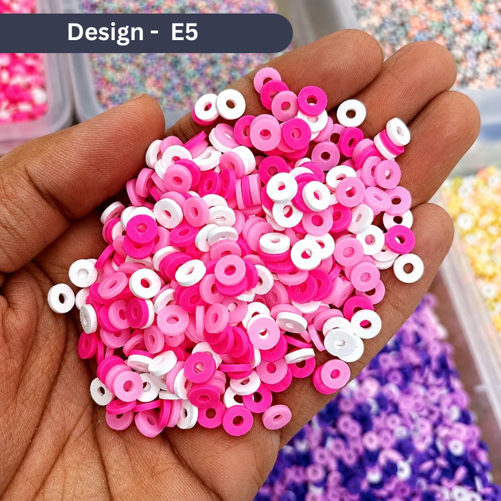 Multicolor Clay Rings for Jewelry Making – 250/500/1000/5000 Pcs Bracelet & Bead Making Supplies