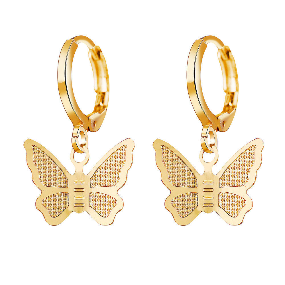 Korean-Style Gold Earrings for Girls & Women – Trendy Fashion Jewellery