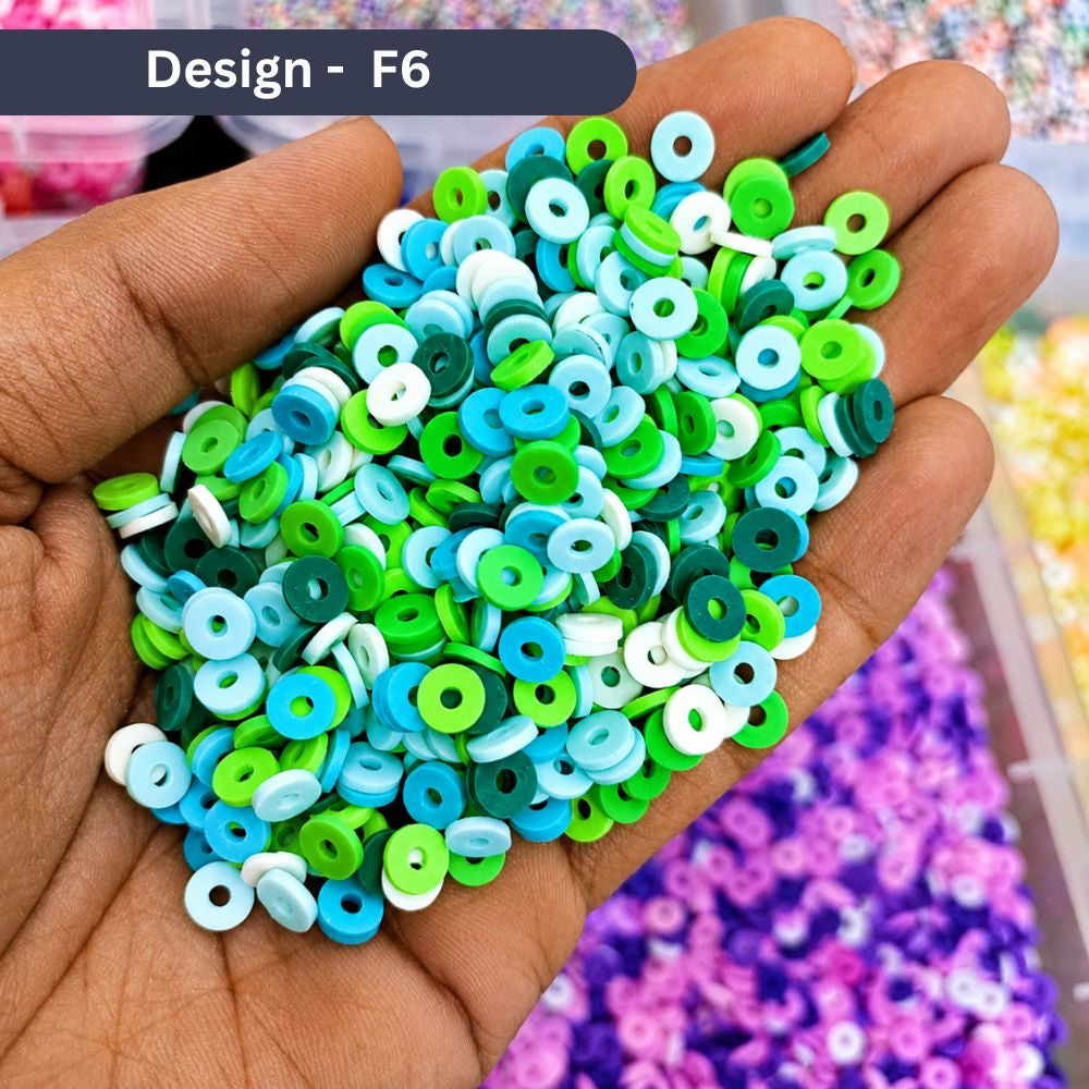 Multicolor Clay Rings for Jewelry Making – 250/500/1000/5000 Pcs Bracelet & Bead Making Supplies