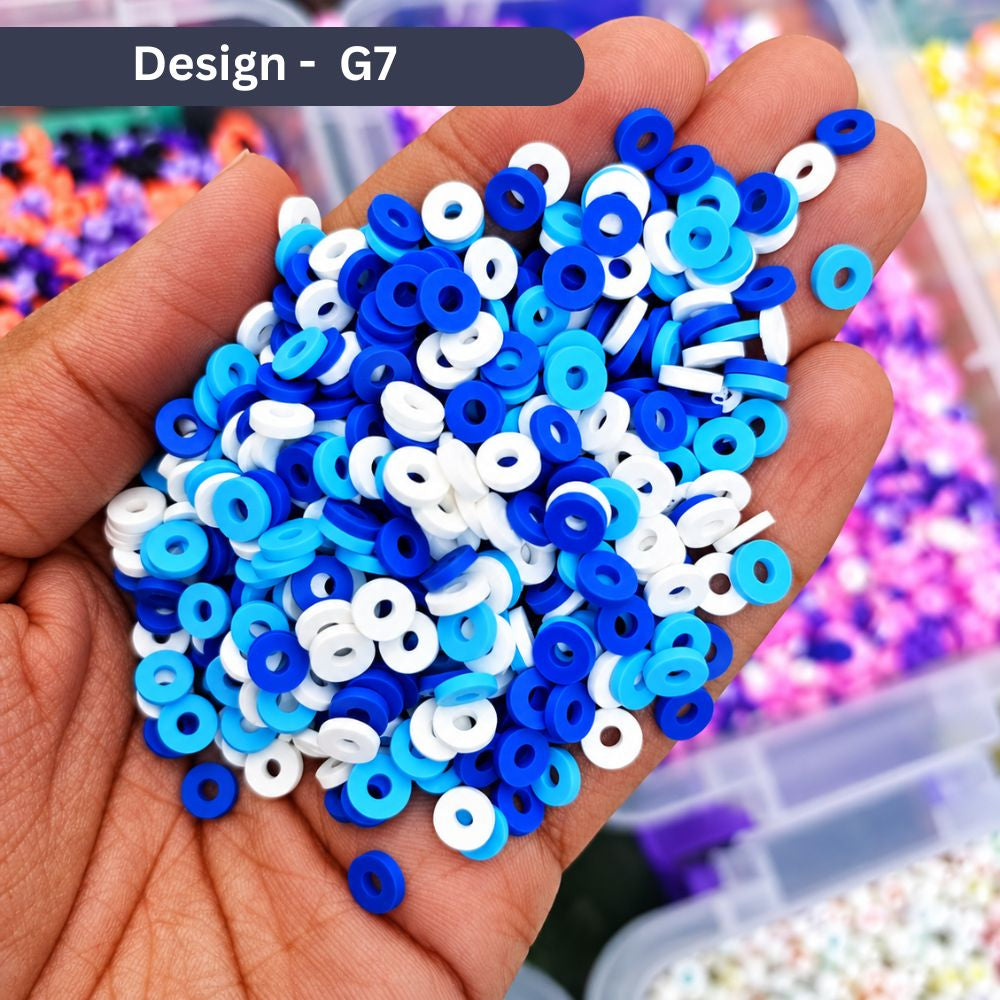 Multicolor Clay Rings for Jewelry Making – 250/500/1000/5000 Pcs Bracelet & Bead Making Supplies