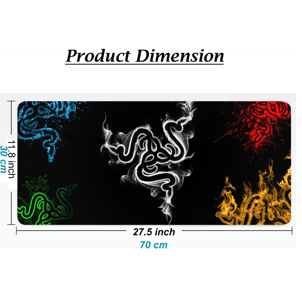XL Large Gaming Mouse Pad – Waterproof Anti-Slip Desk Mat for PC & Laptop