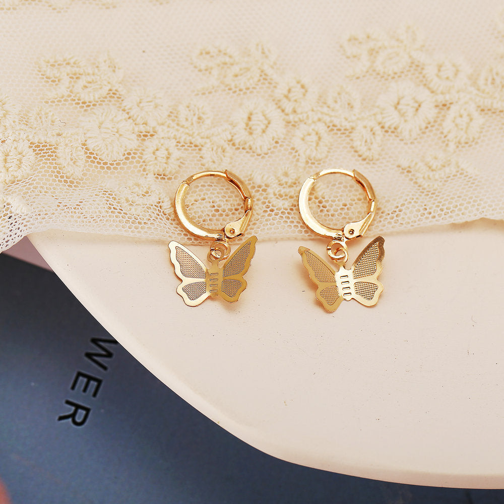 Korean-Style Gold Earrings for Girls & Women – Trendy Fashion Jewellery