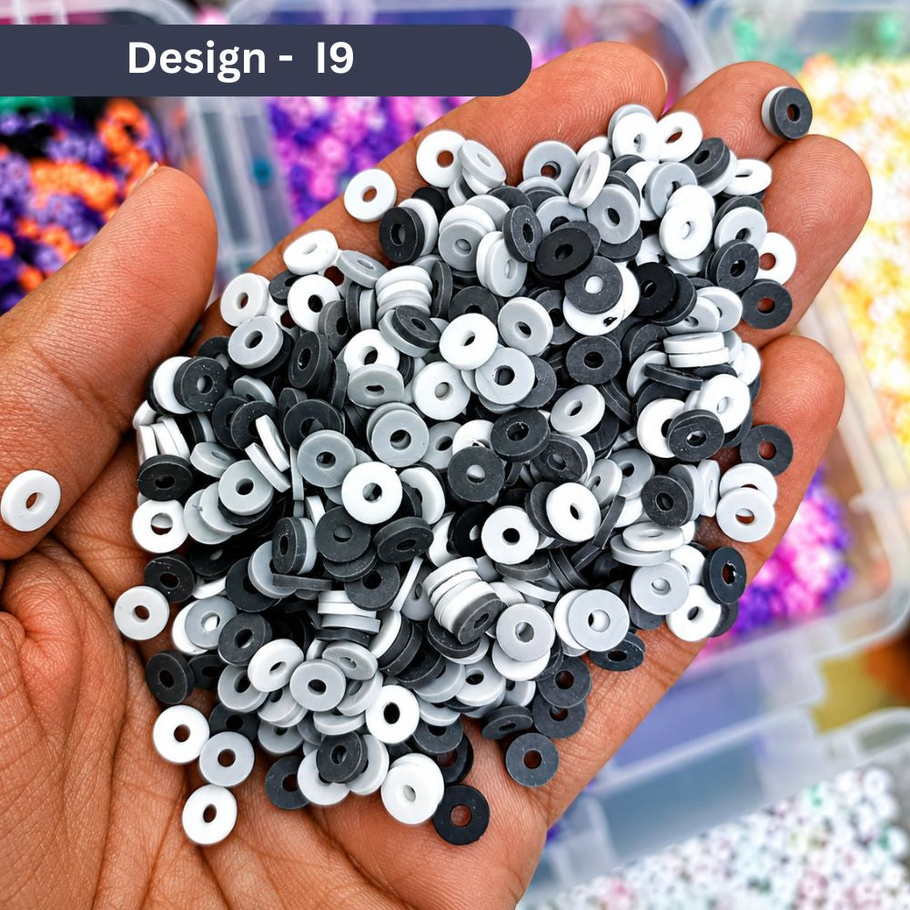 Multicolor Clay Rings for Jewelry Making – 250/500/1000/5000 Pcs Bracelet & Bead Making Supplies