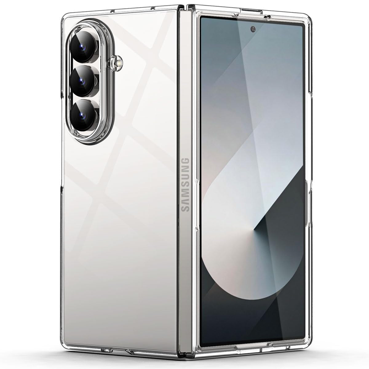 Transparent Hard PC Protective Case for Samsung Galaxy Z Fold 3 / Fold 4 / Fold 5 / Fold 6 / Fold 7 / Fold 8 / Fold 8 Ultra – Clear Shockproof Protective Phone Cover
