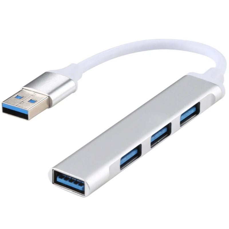 4 Port USB 3.0 Hub High Speed USB Hub Splitter for PC & Laptop