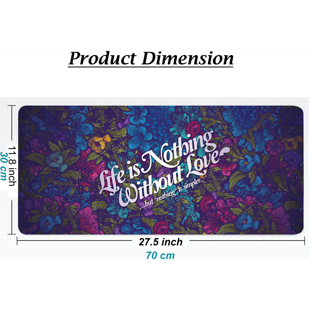 XL Large Gaming Mouse Pad – Waterproof Anti-Slip Desk Mat for PC & Laptop