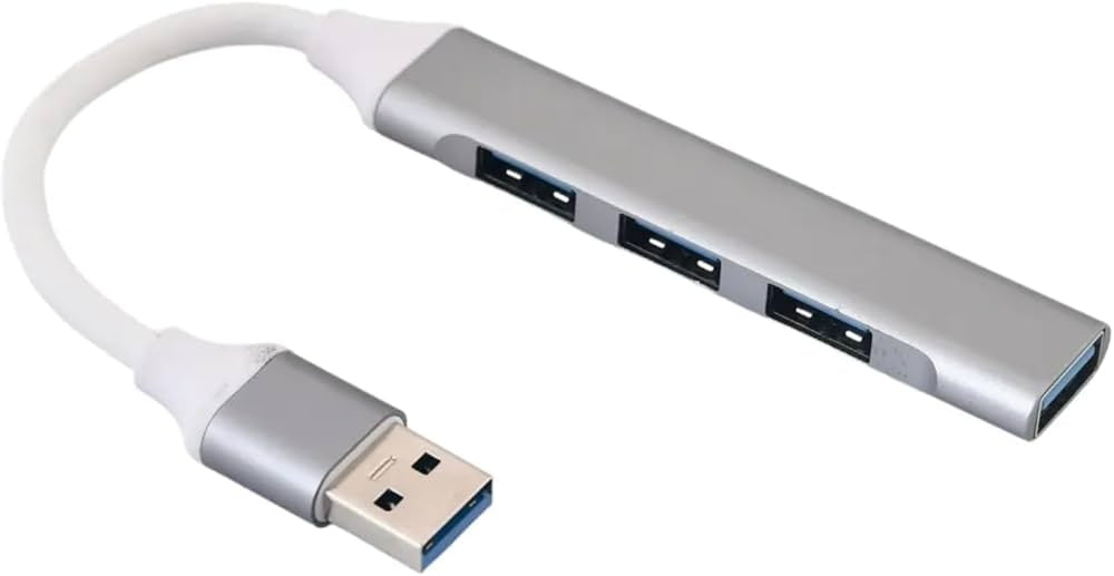 4 Port USB 3.0 Hub High Speed USB Hub Splitter for PC & Laptop