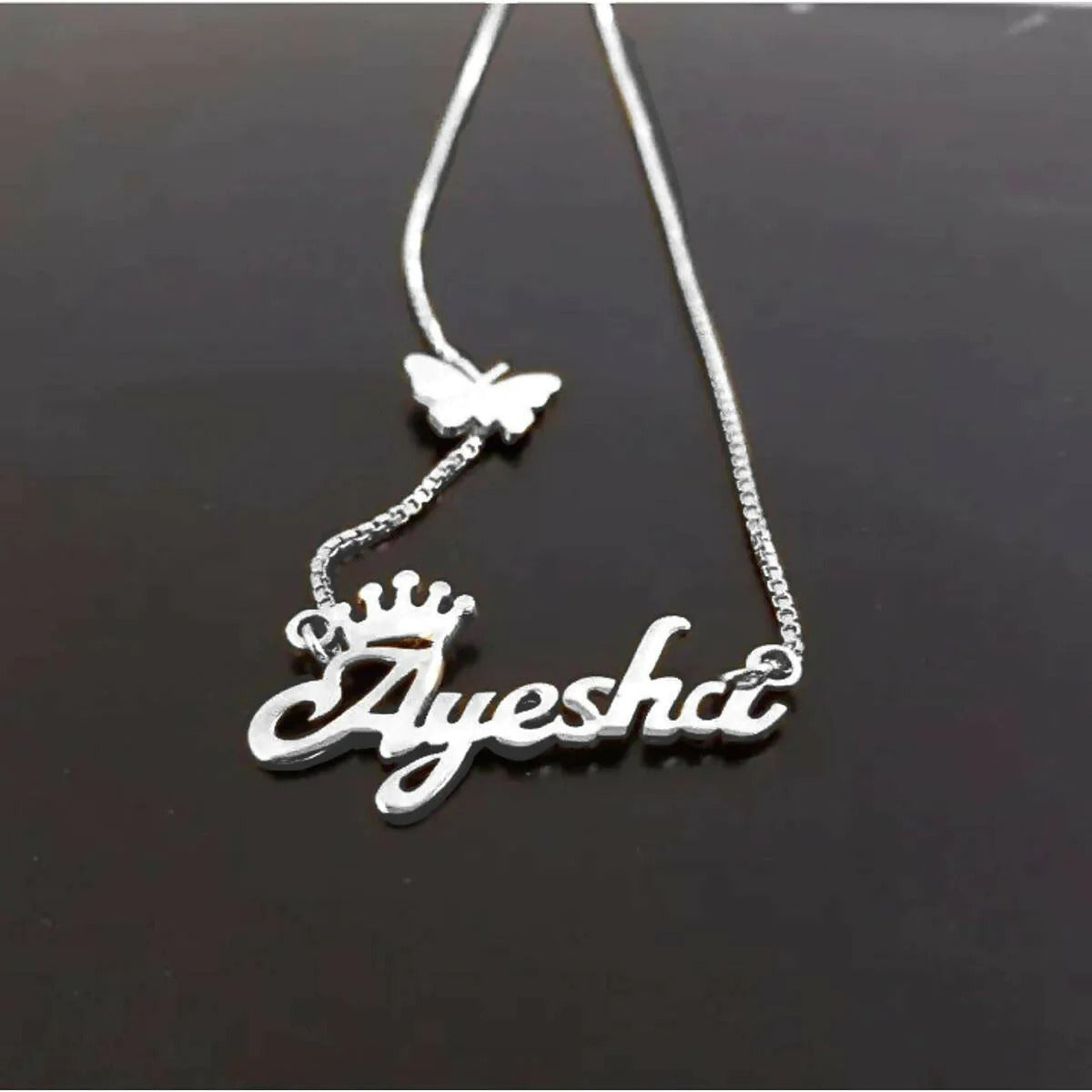 Personalized Name Necklace – Custom Name Locket for Women & Men