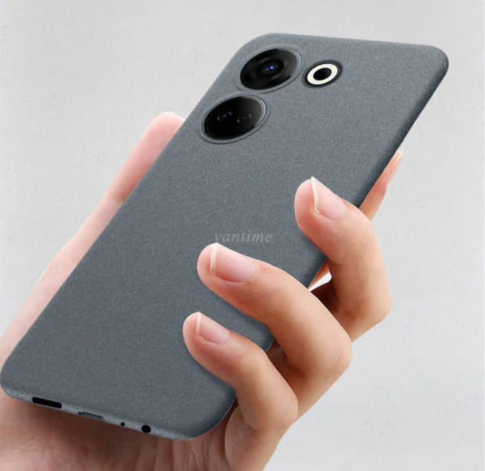 Tecno Camon 20 & Camon 20 Pro Soft Sandstone Matte Case – Slim Protective Back Cover