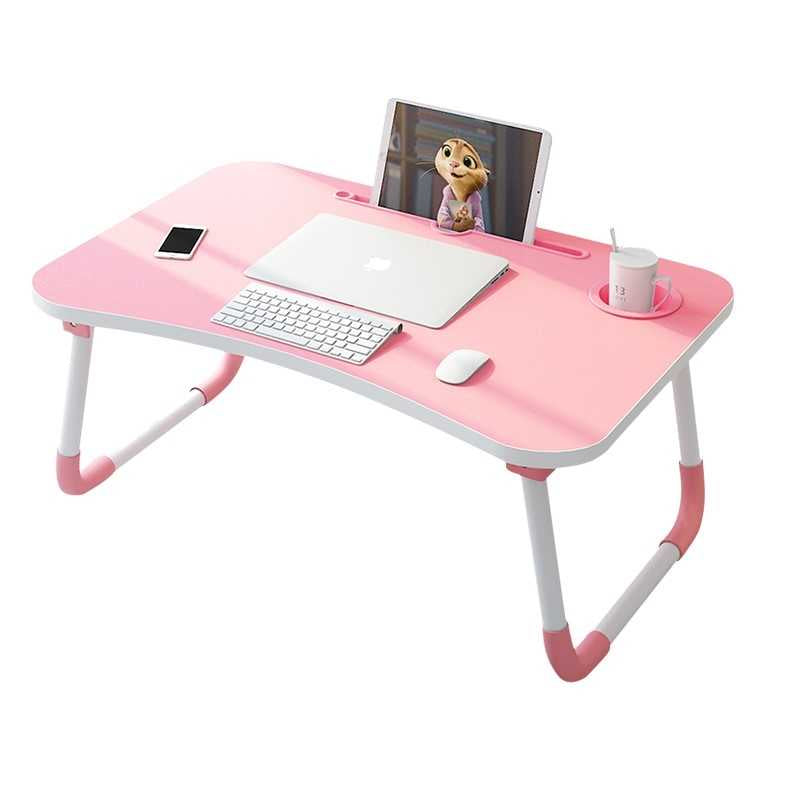 Adjustable Laptop Stand & Foldable Laptop Table | Portable Bed Tray Desk for 11-20 Inch Laptops | Laptop Holder for Home & Office