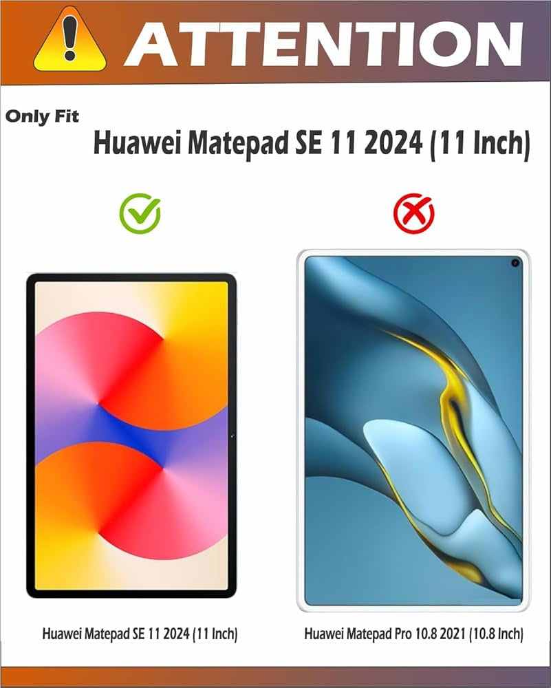 Tempered Glass Screen Protector for Huawei MatePad SE 11 Inch (2024) – HD Clear Scratch Resistant Tablet Screen Guard