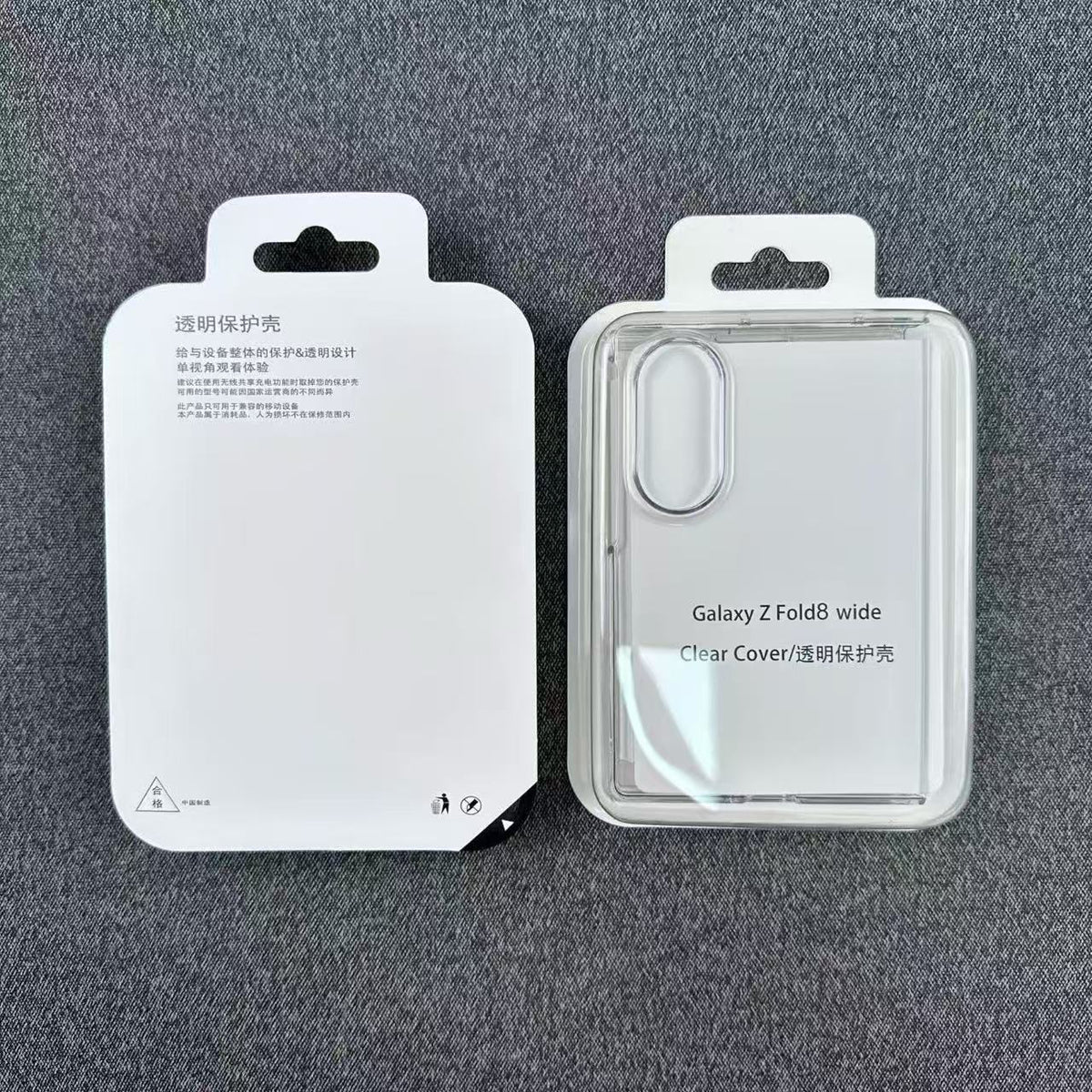 Transparent Hard PC Protective Case for Samsung Galaxy Z Fold 3 / Fold 4 / Fold 5 / Fold 6 / Fold 7 / Fold 8 / Fold 8 Ultra – Clear Shockproof Protective Phone Cover