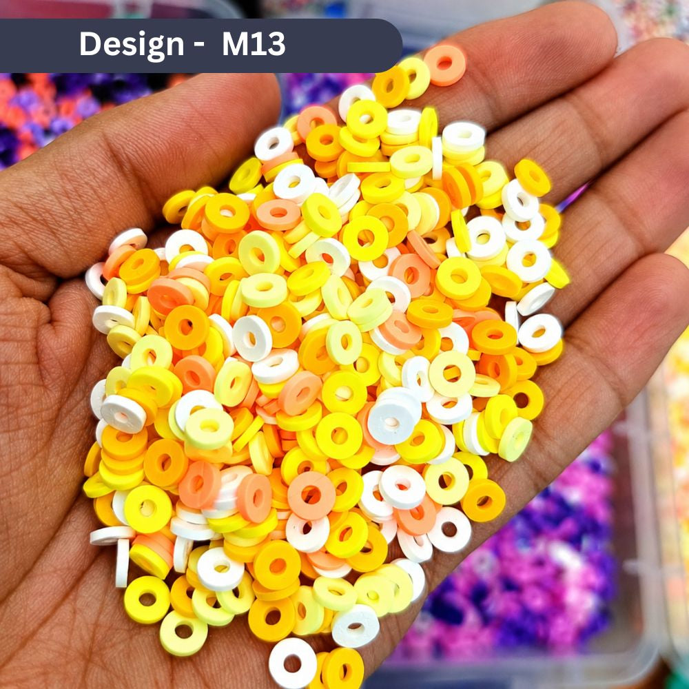 Multicolor Clay Rings for Jewelry Making – 250/500/1000/5000 Pcs Bracelet & Bead Making Supplies