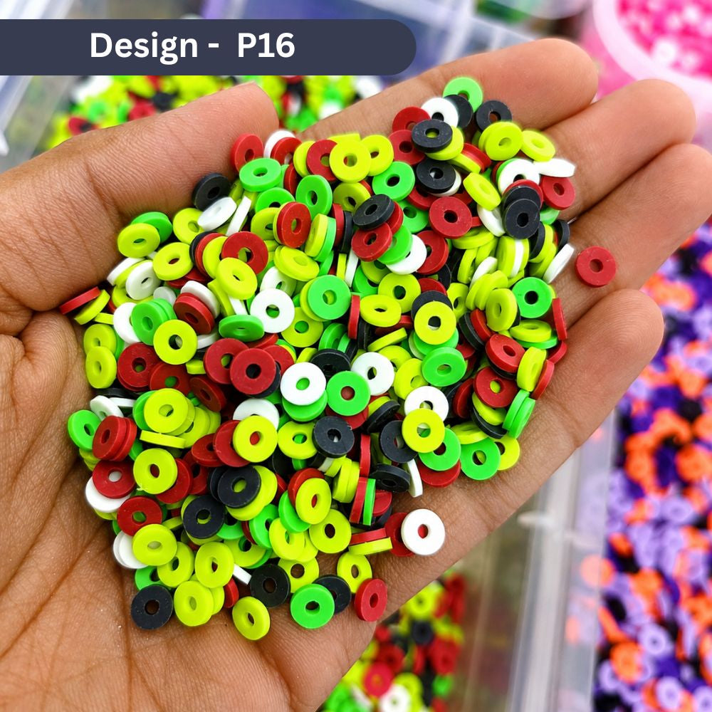 Multicolor Clay Rings for Jewelry Making – 250/500/1000/5000 Pcs Bracelet & Bead Making Supplies