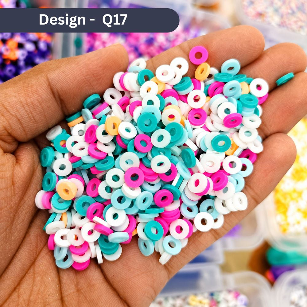 Multicolor Clay Rings for Jewelry Making – 250/500/1000/5000 Pcs Bracelet & Bead Making Supplies