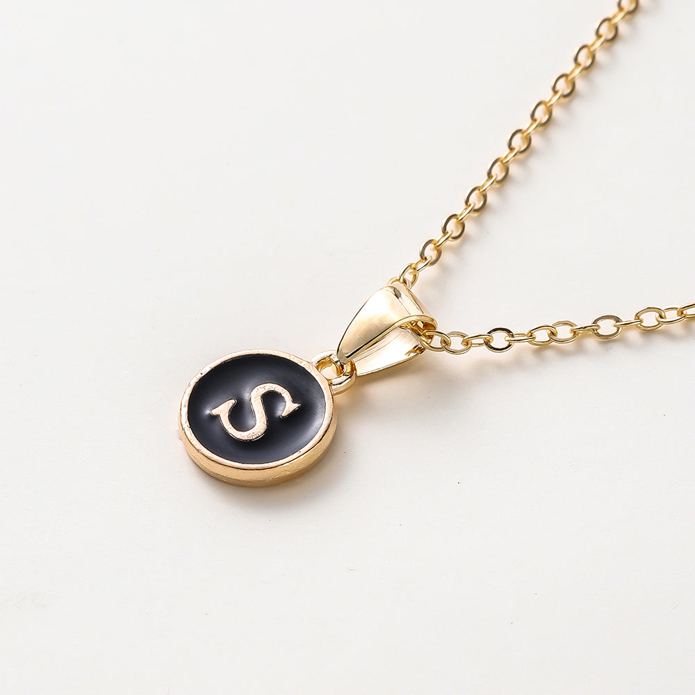 A to Z Alphabet Necklace for Men & Women | Initial Pendant Name Jewelry Gift