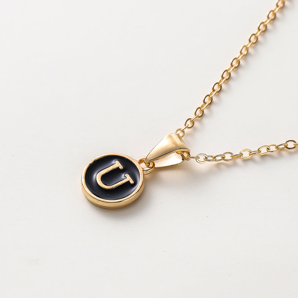 A to Z Alphabet Necklace for Men & Women | Initial Pendant Name Jewelry Gift