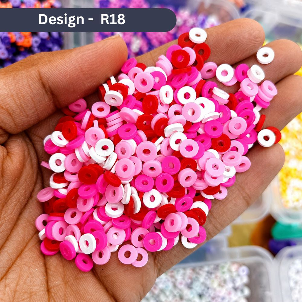 Multicolor Clay Rings for Jewelry Making – 250/500/1000/5000 Pcs Bracelet & Bead Making Supplies