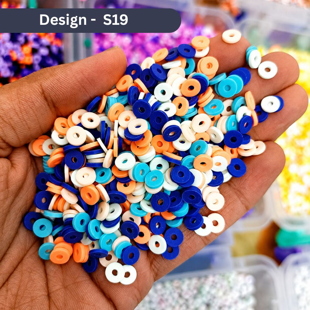 Multicolor Clay Rings for Jewelry Making – 250/500/1000/5000 Pcs Bracelet & Bead Making Supplies