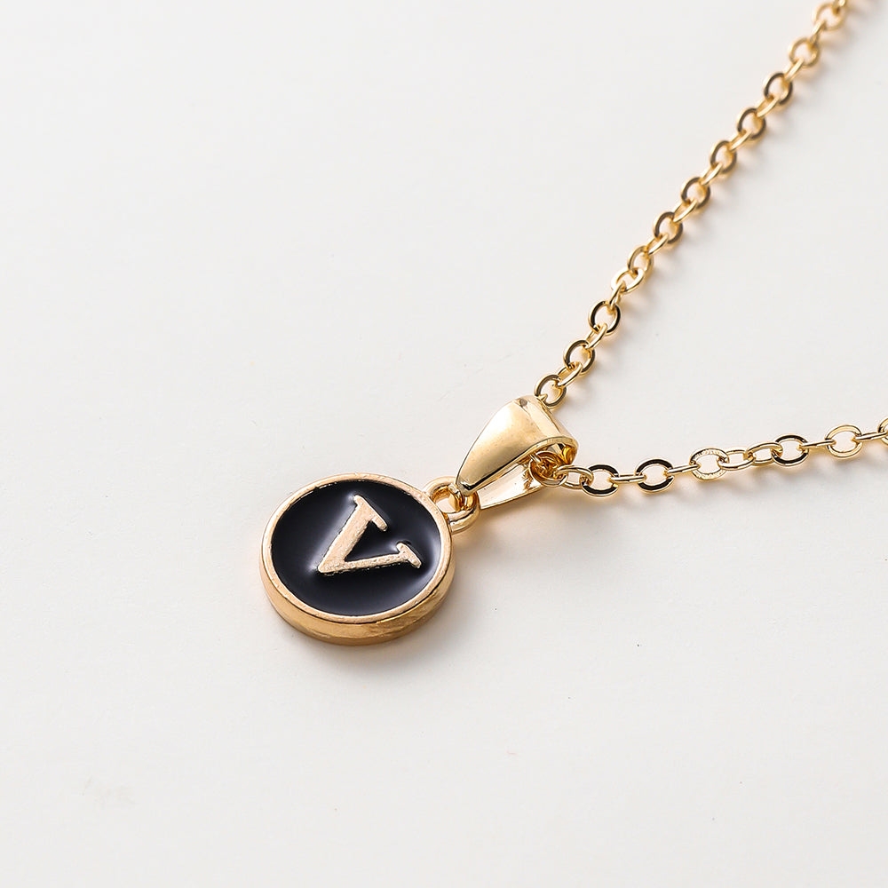 A to Z Alphabet Necklace for Men & Women | Initial Pendant Name Jewelry Gift