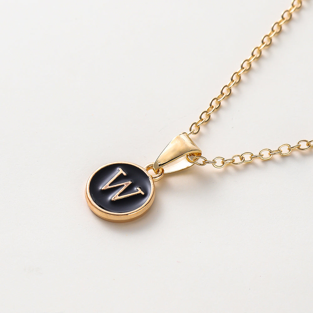 A to Z Alphabet Necklace for Men & Women | Initial Pendant Name Jewelry Gift