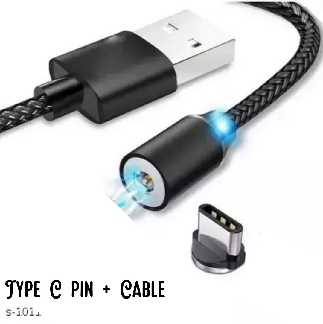 Magnetic Charging Cable for Mobile Phones – Fast Charging & Data Sync Cable with 3 Connector Options