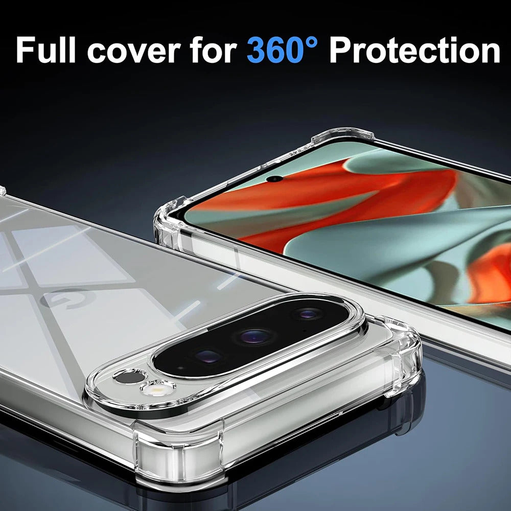 Transparent Clear Case for Google Pixel 6 6A 6 Pro 7 7A 7 Pro 8 8A 8 Pro 9 9 Pro 9 Pro XL